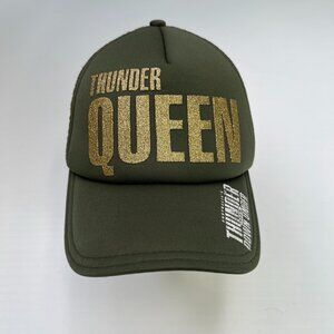 Thunder Queen Hat Men Snap Back Spell Out Australia Under Mesh Gym Hype Core Cap